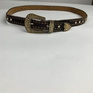Ladies western bling belt